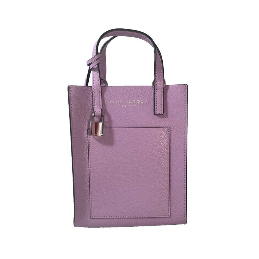 Marc Jacobs Lilac Leather Tote Bag